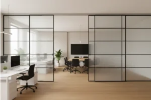 office sliding partition